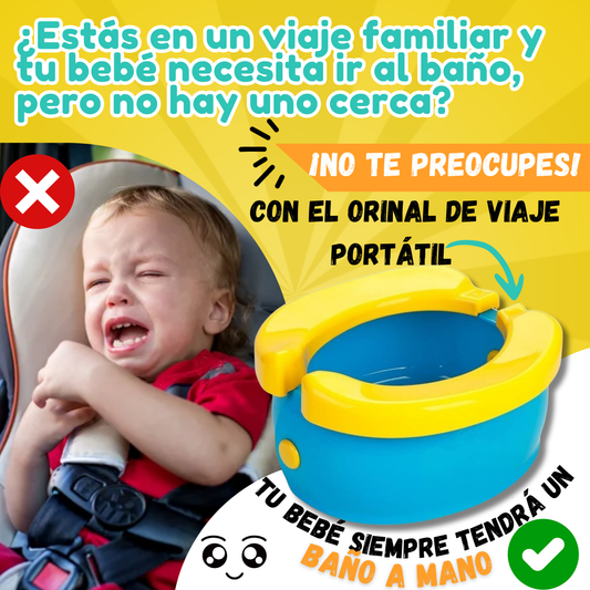 INODORO PLEGABLE DE EMERGENCIA PARA NIÑOS